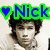 six pixelated images showing individuals with text labels and heart symbols, some in color, others grayscale