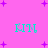 A static image with a bright pink background featuring scattered purple plus signs and four instances of the text 'KIM' in cyan pixelated font.