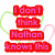 Red text blocks with pink and green heart outlines on white background, displaying 'I don't think Nathan knows this' and 'But I LOVE YOU NATHAN'.