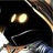 Pixelated static icon showing a dark figure with glowing eyes and partial visible clothing against a black background.