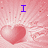 A four- shows a pink heart with wings against a radiating background, displaying text that reads 'I', 'love', and 'Thomas'