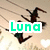 Animated sequence showing two figures on a swing set with changing text overlays reading Luna, And, JJ, Are, BFFS!