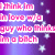 Pixelated text in pink and white on a purple gradient background with scattered light blue star-like shapes.