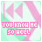 Pixelated pink text "YOU KNOW ME SO WELL" on mint background with overlapping pink diamond shapes and left-pointing arrows.