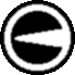 Nine circular icons arranged in a , each containing a white arrow-like shape on black background with glowing white border