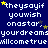 Blue background with white pixelated text repeating 'they say if you wish on a star, your dreams will come true' and yellow stars scattered throughout.