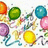 Pixelated image with colorful balloons on left and blue background with '18 days!' text on right.