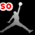 Pixelated icon shows basketball silhouette with '50' text, red ball in hoop with 'FLY & HAWT', and '#21' over colorful splatters.