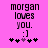 Pixelated text on bright pink background with heart symbols and smiley face, showing animation change in heart symbols.