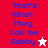 Blue text 'That's What They Call me Gobby' on red and white backgrounds with a star icon changing from white to red.
