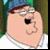 Pixelated cartoon character with glasses and blue cap on left; bright green background with pink text "holy crip he's a" above pink background with green text "crapple!" below.