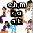 Pixelated anime-style characters with text overlays on a white background, featuring multiple figures in various poses and clothing colors.