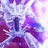 Pixelated abstract composition of purple, blue, and white hues with no discernible subjects or text.