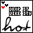 25 identical pixelated icons featuring 'DROP IT LIKE ITS HOT' text above a stylized 'hot' script, with small colored hearts in the top-left corner