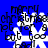 Pixelated blue background with white snowflake and black text reading 'merry christmas for a bot' in four repeated quadrants.