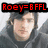 A pixelated image of a person in dark clothing with overlaid text elements changing across frames.