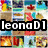 small images with overlaid text reading 'leonaD1', 'Loves', and 'Summer' in bold white letters on black backgrounds