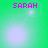 Green background with pink 'SARAH' text and four white light effects in a , each showing different positions of the lights over time