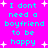 Bright pink background with cyan text repeating 'I don't need a boyfriend to be happy' and white starbursts scattered throughout.