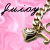 Pink background with 'loving girl' text and a golden bow; one frame includes a black heart outline.