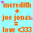 repeated orange text and symbols on a light blue background with scattered pink stars