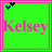 Two side-by-side pixel art display the name 'Kelsey' with changing background colors and heart symbols