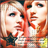 Two women with blonde hair appear in a pixelated close-up; one wears a black star-shaped tattoo on her shoulder.