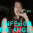 A person with long dark hair sings into a microphone, wearing a sleeveless top; cyan text overlays read "INFEXION ANGELz THE ANGELOF DEATH." and "SIDESHOW RECORDz.".
