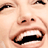 Static 48x48 pixel icon showing a close-up of a person's face with an exaggerated open mouth expression, featuring visible teeth and dark mustache-like shape in the mouth area.
