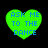 Four green heart-shaped icons with blue text reading "ASK ME TO THE DANCE" arranged in a on a black background