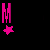 Pixelated pink text and stars on black background with yellow 'MY ANTI DRUG' text at bottom right.