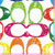 Four distinct pixelated images arranged in a : colorful interlocking rings, pink crown emblem with text, pink polka dots with 'INK' and butterfly, and empty gray space