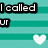 Pixelated text on teal striped background with white heart symbols, depicting a narrative about calling someone gay and being hit with a purse.