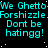 A static digital image with cyan text on a black background, repeating phrases and featuring small white dots scattered across the background.