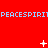 Red background with repeating light blue text and white pixelated symbols changing across frames.