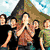 Six distinct pixelated images arranged in a , each depicting different subjects and text elements