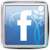 A square icon with a white 'f' symbol on a blue gradient background, framed by a light gray border with subtle pixelation.