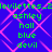 Blue background with pink diamond pattern and green text reading "levilettes_3ailettes_2" at top, "ashley" below, then "hall", "blue", "devil" in two vertical