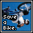 Animated sequence showing a BMX rider performing tricks against blue sky, followed by a person with text overlays changing across frames.