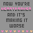 A static pixel art image displays repeated text "NOW YOU'RE HEARTBROKEN AND IT'S MAKING IT WORSE" with a of heart icons below, all on a gray background