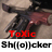 Static 48x48 pixel buddy icon featuring a dark, blurry figure with red text "Toxic" overlaid and stylized black text below on white background.