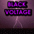 Purple background with white lightning bolts; text in various colors and styles including 'BLACK VOLTAGE', 'DARKEST SKYS AND LITTLE HOPE', 'THE LIGHT THAT BRINGS US FORWARD', and 'JENSON <333'.