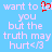 Pixelated text on light blue background with red heart symbol replacing 'feel' in repeated phrase.