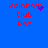 Blue background with red text 'Rainbow Club Rox' and purple pixel clusters animating near 'Rainbow' in four positions.
