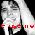 identical black-and-white images showing a person holding a microphone, with red text reading "trust me" overlaid on each frame