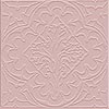 A static square icon with a light pink background featuring an intricate symmetrical pattern of interwoven lines and shapes.