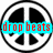 A pixelated icon features a peace symbol with 'drop beats' text over it and a bomb graphic labeled 'not bombs'.