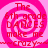 A static image with four identical pink spiral patterns arranged in a , each containing red text reading "The 6th grade DANCES make me" and "crazy"
