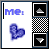 Animated sequence showing two chat bubbles with 'me:' and 'you:' labels, heart symbols changing from solid to broken, and text shifting between 'WTF?' and 'oh w/e'.
