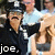 A pixelated image of a person in uniform with text overlays reading 'joe, my hero' and 'is'.